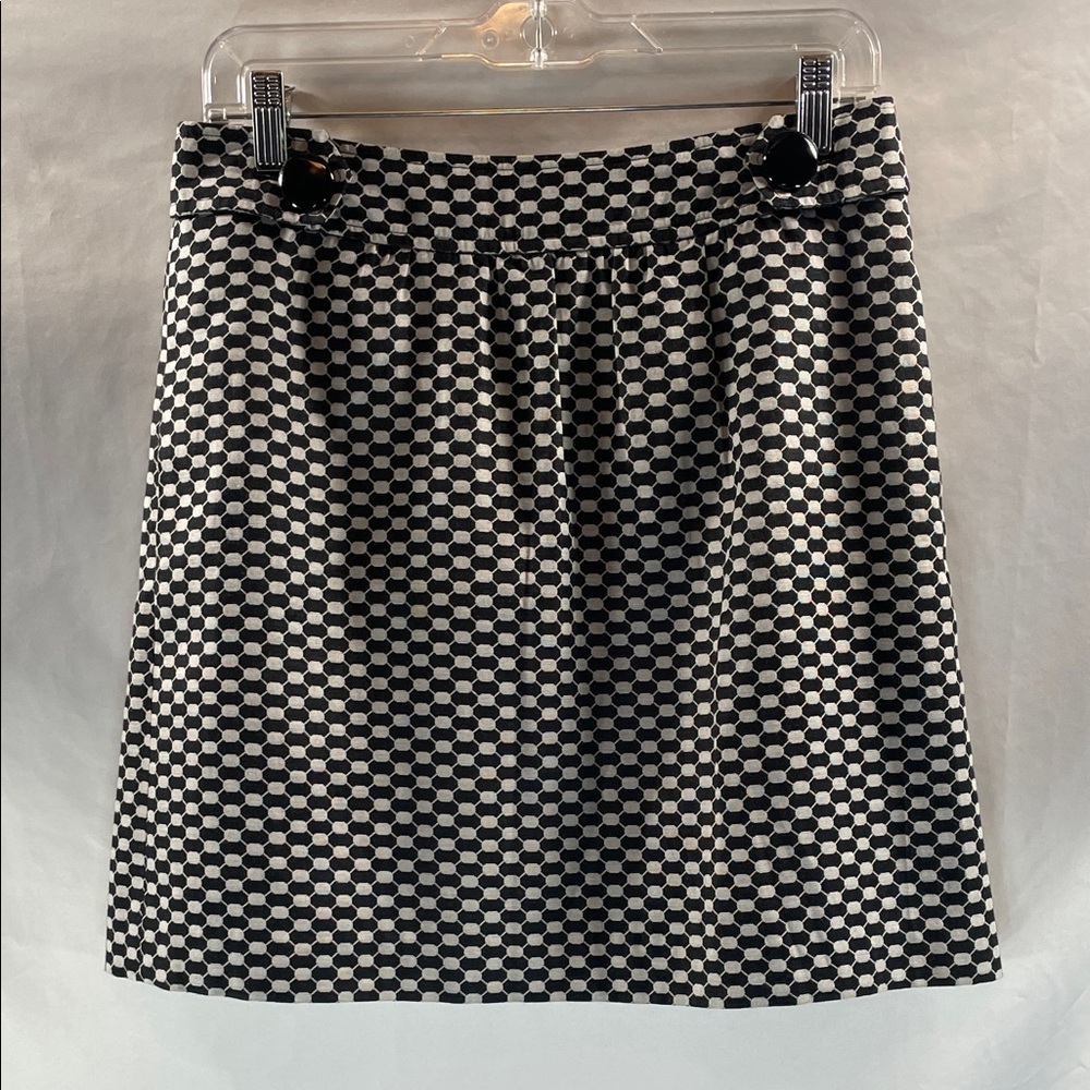 Banana Republic Monochrome Patterned Mini Skirt